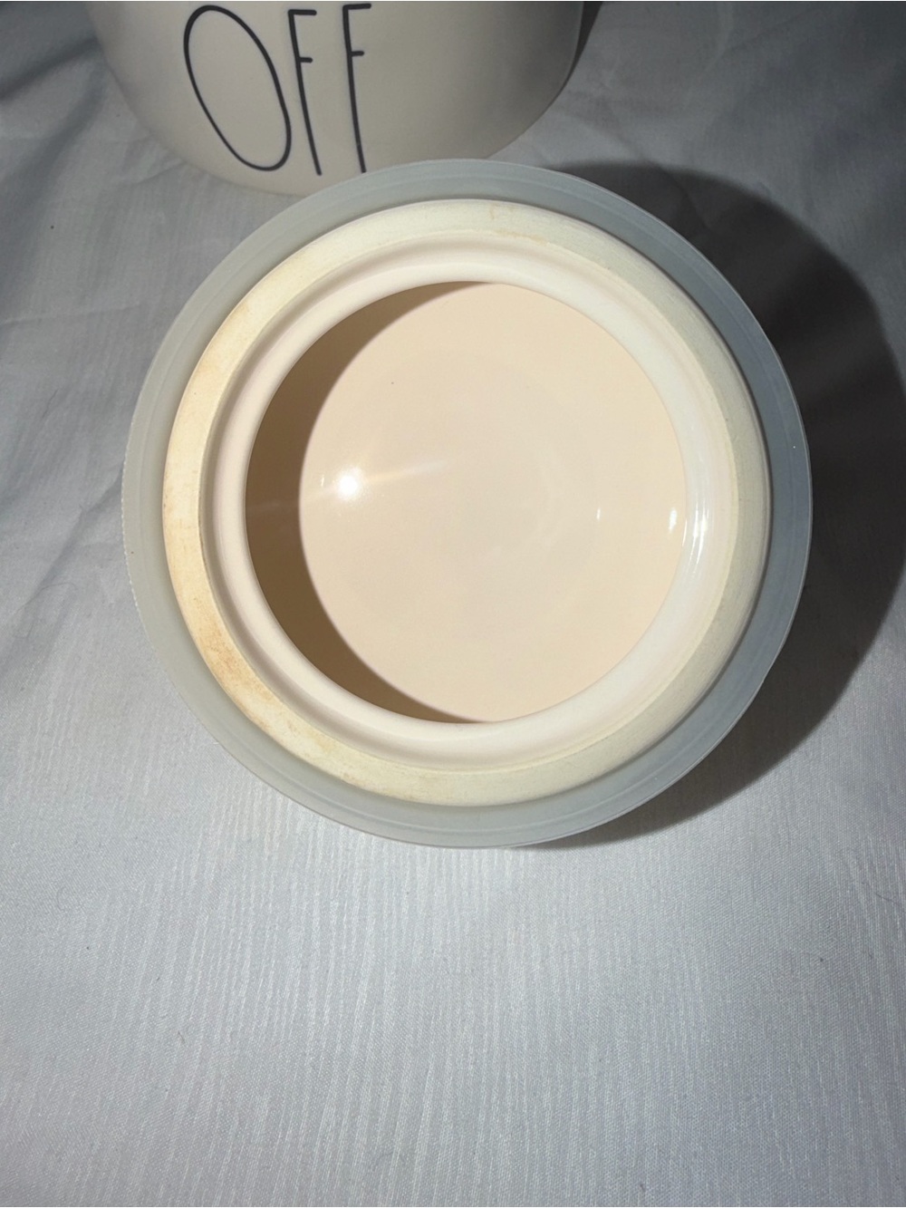Rae Dunn Artisan Collection by Magenta Ceramic Pet Treat Canister - Picture 3 of 9